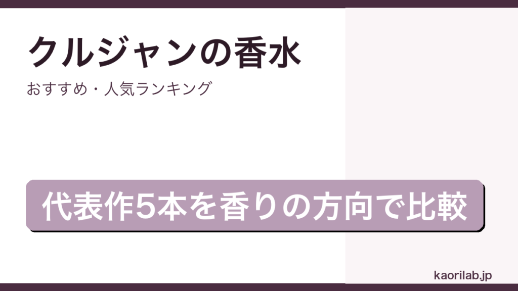 メゾン フランシス クルジャンの香水おすすめランキングのアイキャッチ画像
